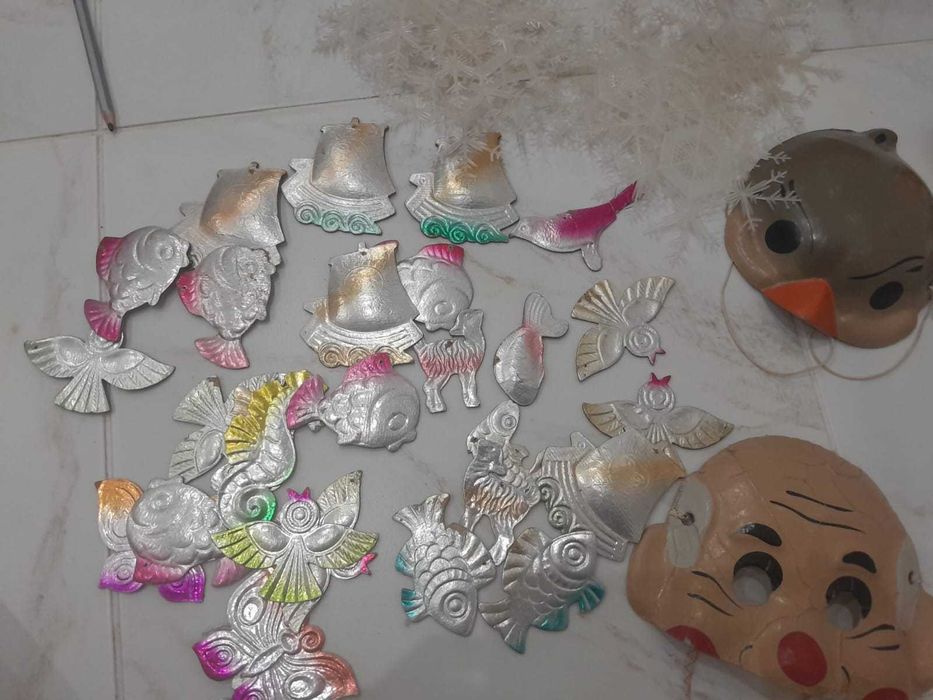 Елочные игрушки на малютку. Новогодние игрушки Ссср пересылаю Зарубеж