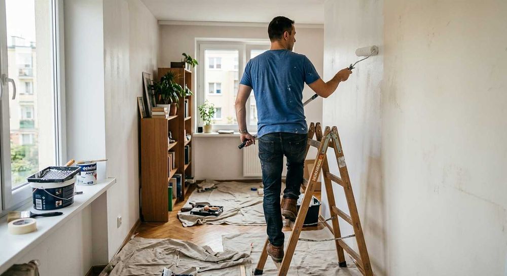 Szybkie i czyste malowanie mieszkań | Odświeżanie ścian i drobne naprawy