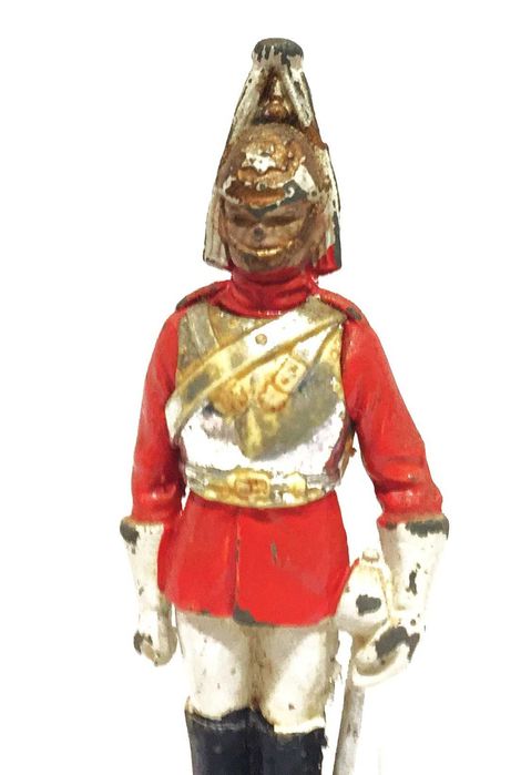 2 Soldados antigos em metal