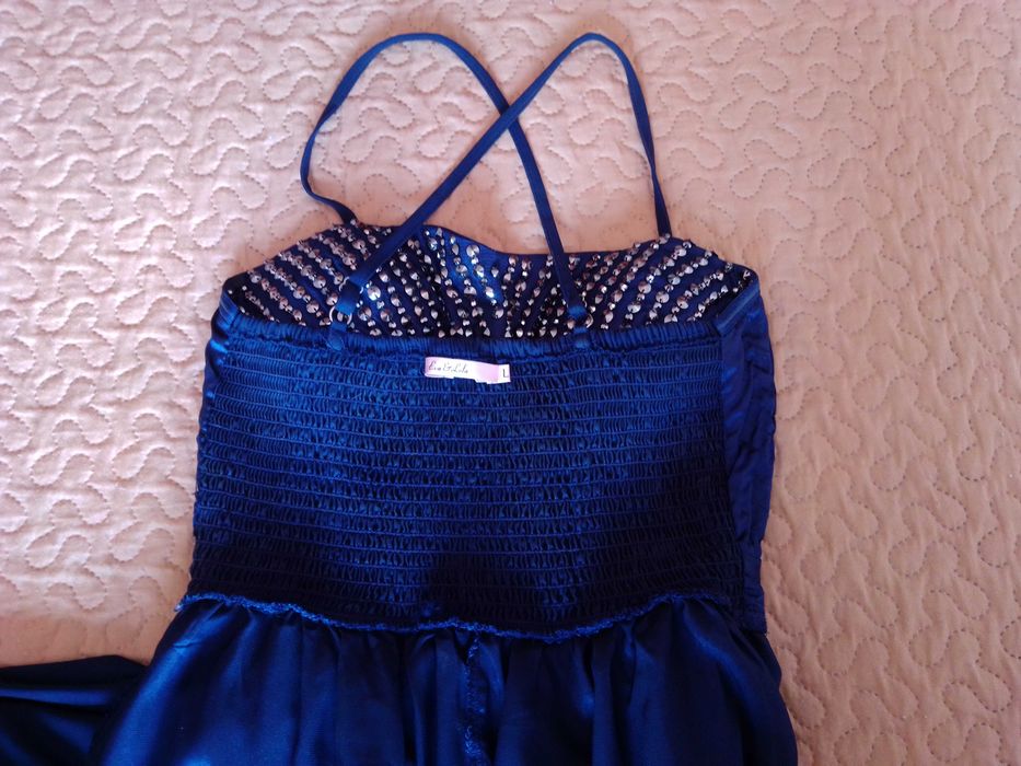 Vestido cerimónia/festa Azul