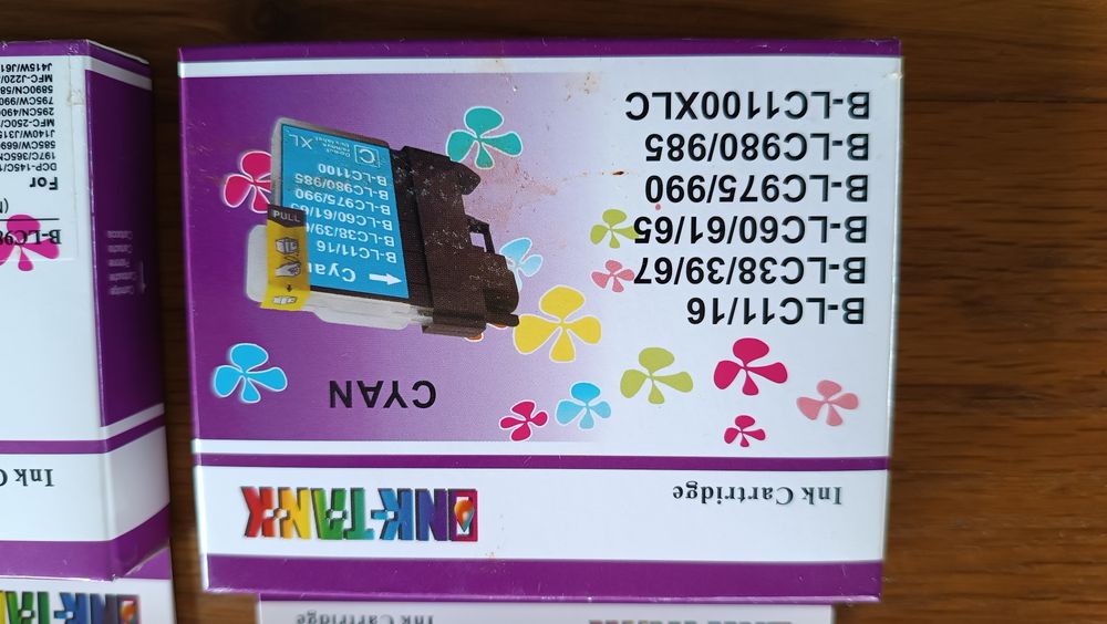 Conjunto de Tinteiros para impressora Brother