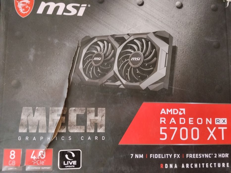 MSI Radeon RX 5700 XT MECH OC 8GB