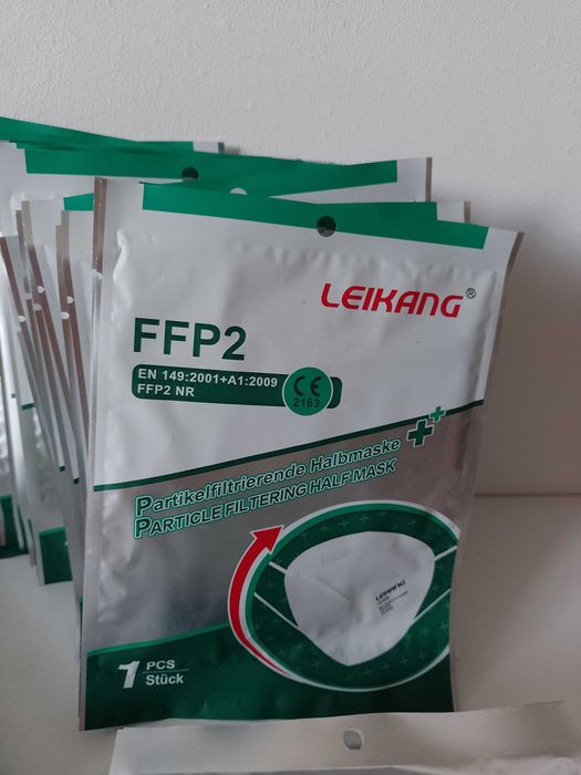 Maseczki FFP2 białe zestaw 29 sztuk