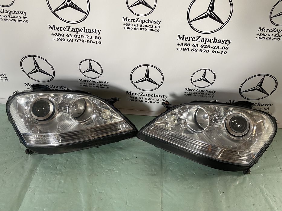 Mercedes w 164 ml фара передня галогенова до рестайлінгу