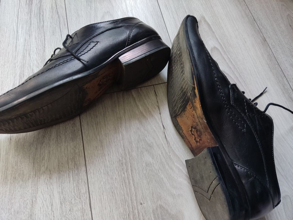 Buty skórzane wizytowe