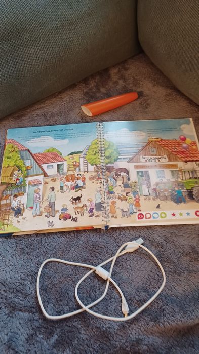 Ravensburger tiptoi zestaw startowy bauernhof - na wsi pióro i książka