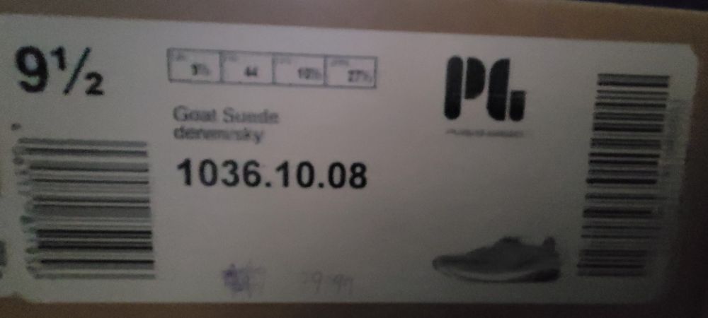 Sapato masculino PIUS GABOR
1036.10.08, cor jeans sky