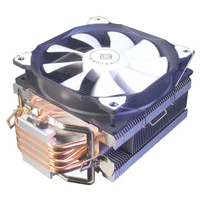 Кулер башенный Intel/AMD A400 120мм, 4 теплові трубки, 1500 об/хв, RGB