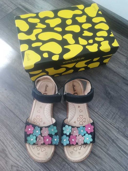 Босоніжки Lurchi by Salamander, розмір 35, натуральний замш