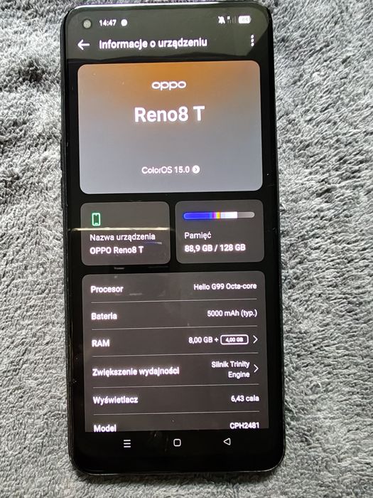 Na sprzedaz Oppo RENO 8T