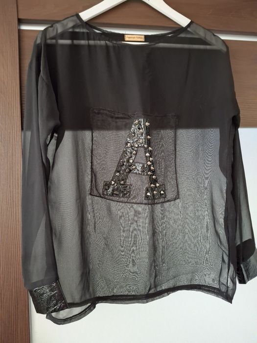 Przezroczysta z żorżety bluzka PaParazzi Fasion roz.s/m