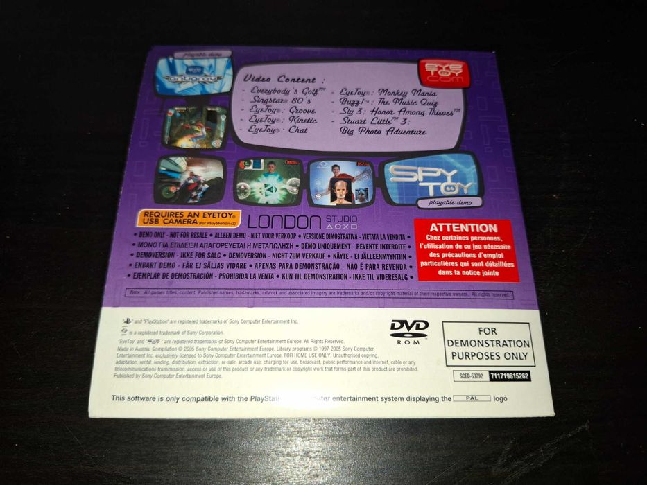 EyeToy Antigrav + SpyToy - Sony PS2