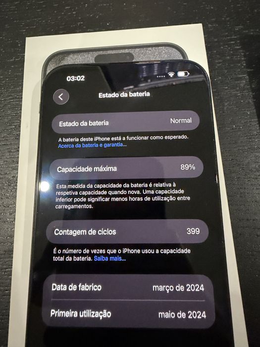 iPhone 15 Pro Max 256GB Com Caixa Impecável
