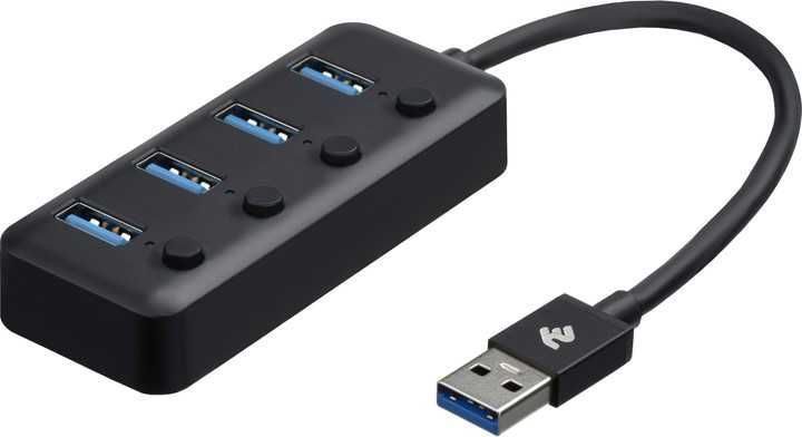 USB-хаб 2E USB-A to 4-USB3