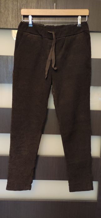 Spodnie elastyczne a'la sztruks