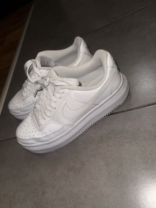 Buty sneakersy nike biale air force