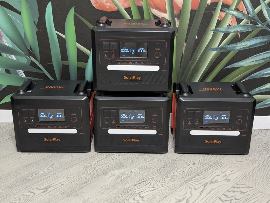 Зарядна станція Solarplay 2500W 2304Wh LiFePO4 (ДБЖ / UPS)