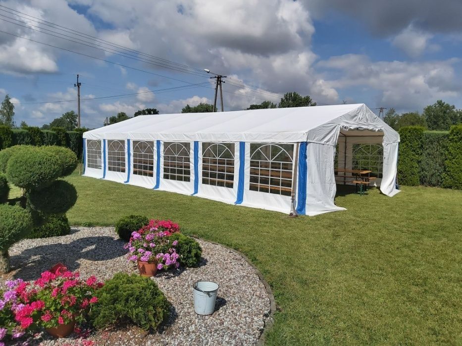 Namiot z podłogą _ WYNAJEM _ Namioty, podłoga, stoły, ławki, krzesła