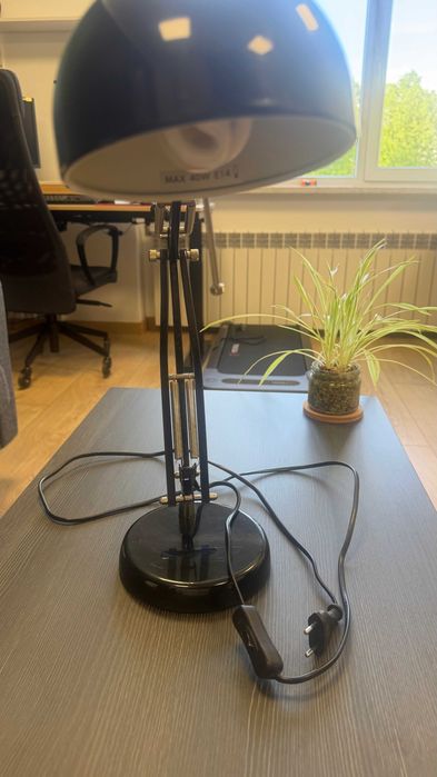 Lampka biurowa, czarna FORSA ikea