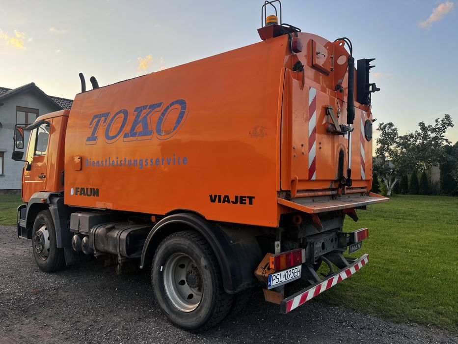 MAN LE220B Faun Viajet 6r zamiatarka szczotka