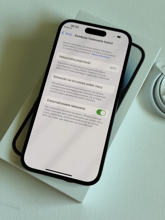 iPhone 14 pro, jak nowy, 83% baterii