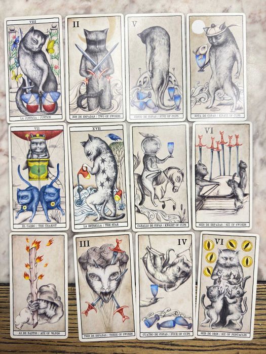 Таро Котів / Tarot Cats — Fournier, 78 карт, нові