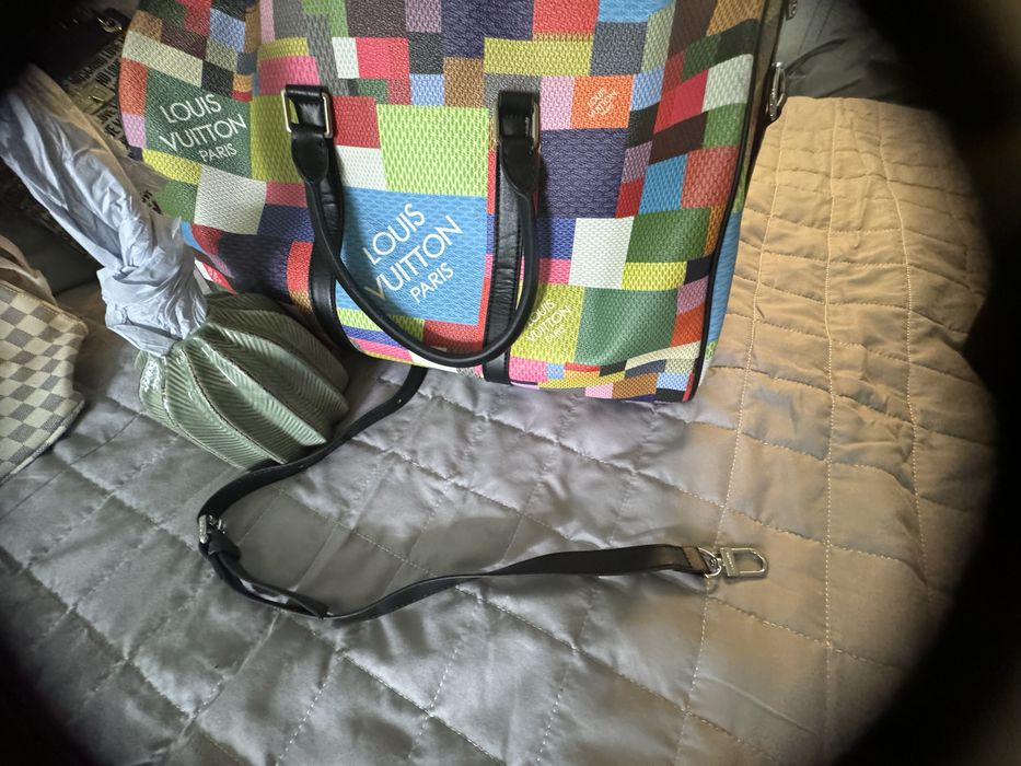 Bolsa UNISEXO (idêntica a LV damier 50 Bandoulière)