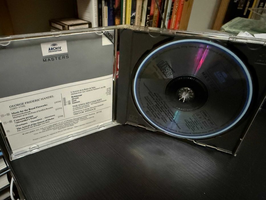 Handel – Royal Fireworks, Concerto Grosso, Ouvertures – Pinnock