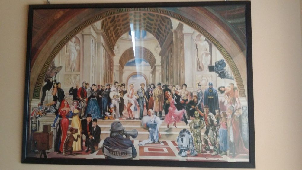 Piękny obraz gwiazdy kina 100 x 70