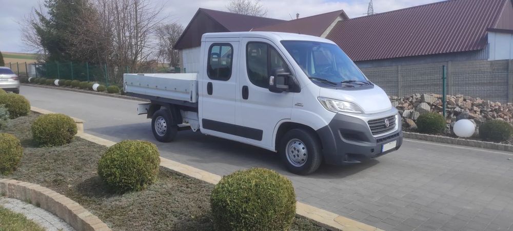 Fiat DUCATO 7 OSÓB + SKRZYNIA POLSKI SALON 1 WŁASCICIEL BEZWYPADKOWE  1 własciciel bezwypadkowy sprawny