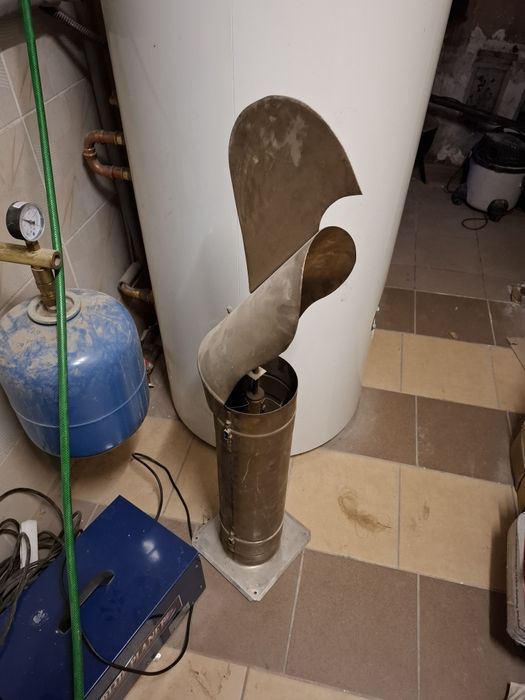 Strażak do komina nierdzewny – fi 15 cm