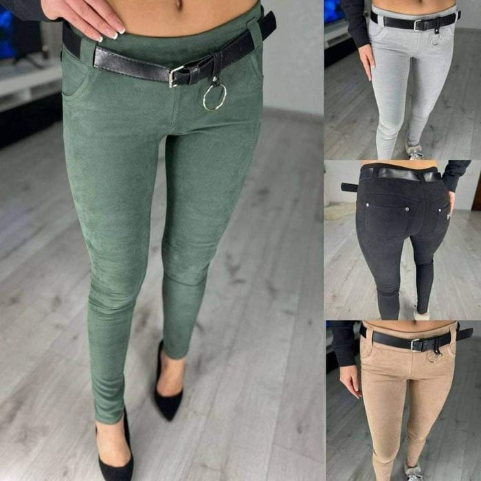 Лосини жіночі замшеві