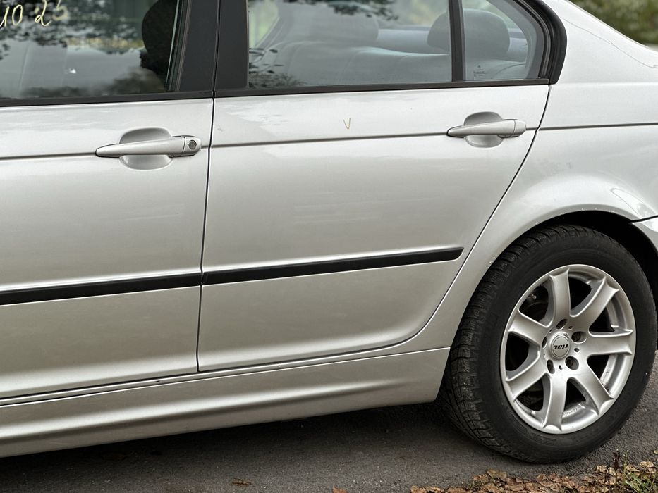 Двері Бмв Е46 дверь Е46 дверка Е46 серебро 354/7 titan silber