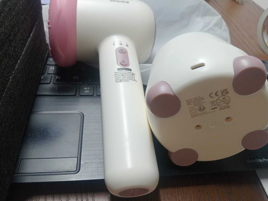 Secador de Cabelo Infantil Sem Fios YALICE YBF-02 – Rosa – NOVO