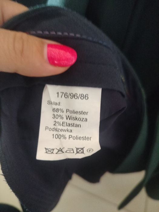 Garnitur zielony na 176