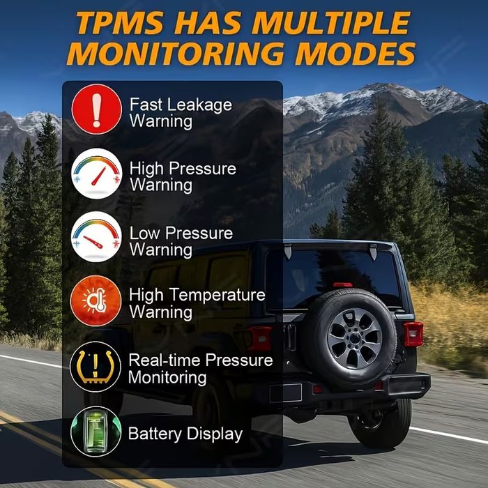 Датчики давления воздуха в колёсах TPMS