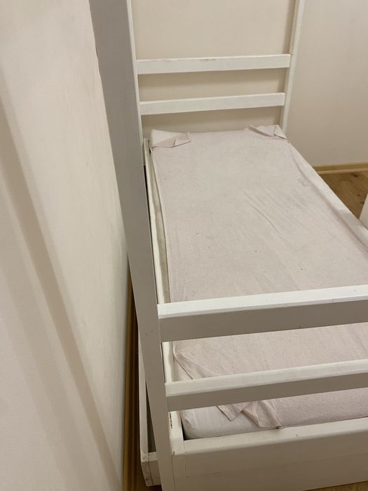 Łóżeczko domek 70x160 z materacem