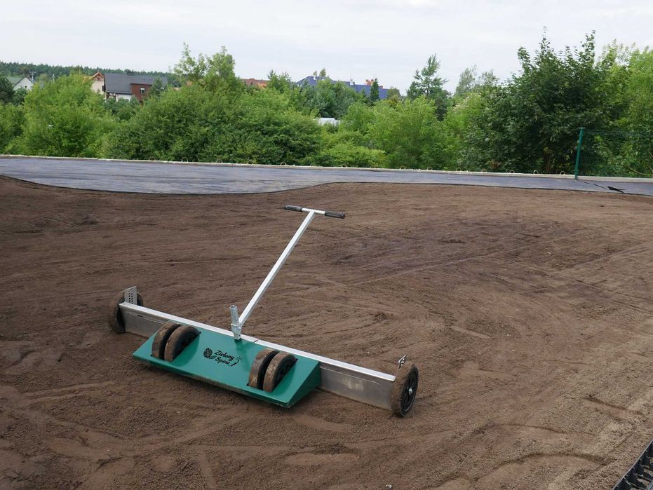 Niwelator terenu Równiarka do ziemi Stal nierdzewna Solidny sprzęt!