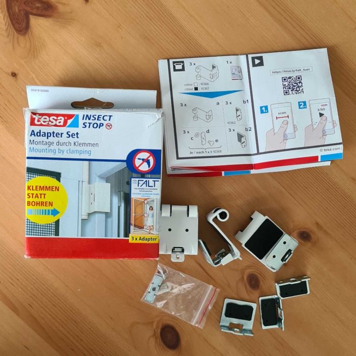 Adaptery tesa do ramek aluminiowych balkonu