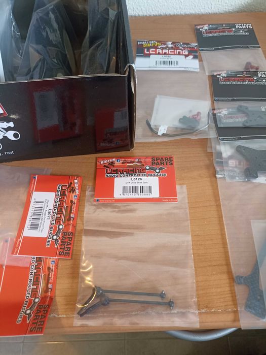 Kit p/montagem Buggy 1/14 Lc racing Emb-1 NOVO