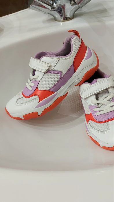 Clarks кроссовки кожа весна-осень