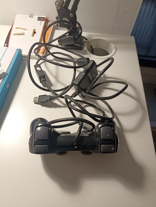 Comando dualshock 2 c/conversor USB64585347464321120