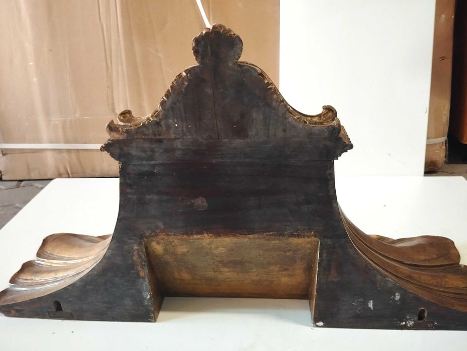 Peanha madeira maciça, mesa, prateleira, decô, antiguidade