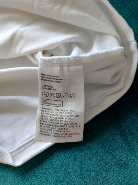 Koszulki ciążowe H&M rozm. S i XS 2 szt.