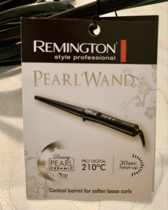 Modelador Cabelo Conique Pearl da Remington CI95 para caracóis NOVO