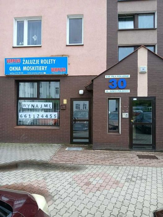 Lokal na wynajem w centrum Piły*NISKIE KOSZTY UTRZYMANIA*