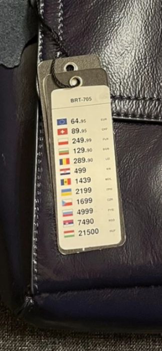 Torebka listonoszka Lasocki skóra, nowa