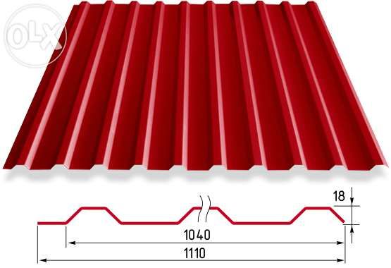 Металочерепиця профнастил виробництво у Кривому Розі профлист забор