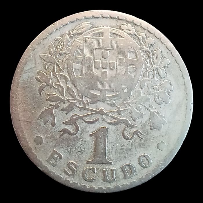 1 Escudo 1935 - República Portuguesa - Rara
