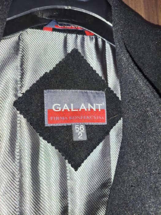 Płaszcz wełniany męski